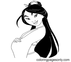 Disegni da colorare di Mulan