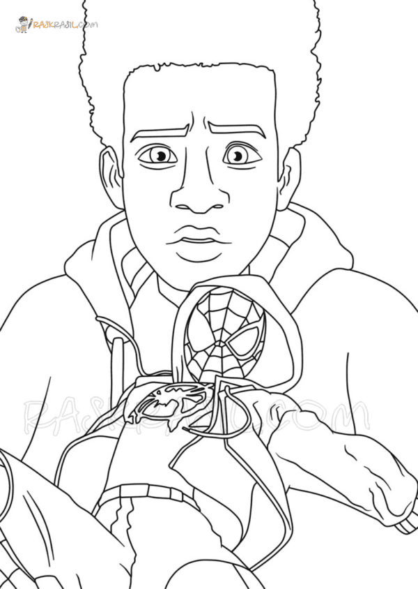 Miles Morales Spider Man Coloring Pages Xcolorings Com Reverasite