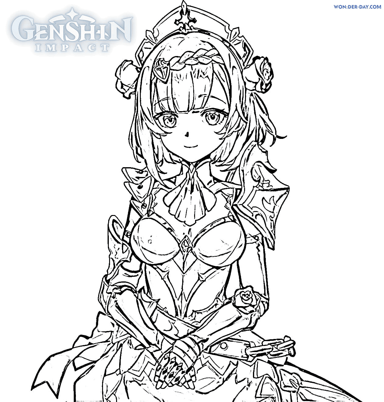 Noelle Coloring Pages
