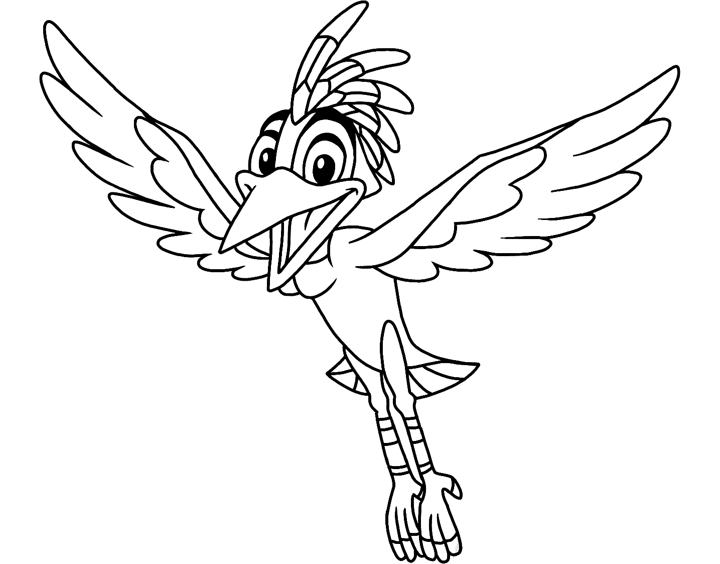 Ono Egret volando desde la Guardia del León
