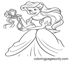 Desenhos da princesa para colorir