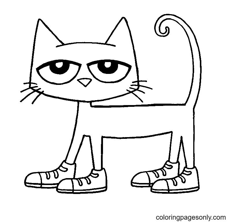 Free Printable Pete The Cat Coloring Pages