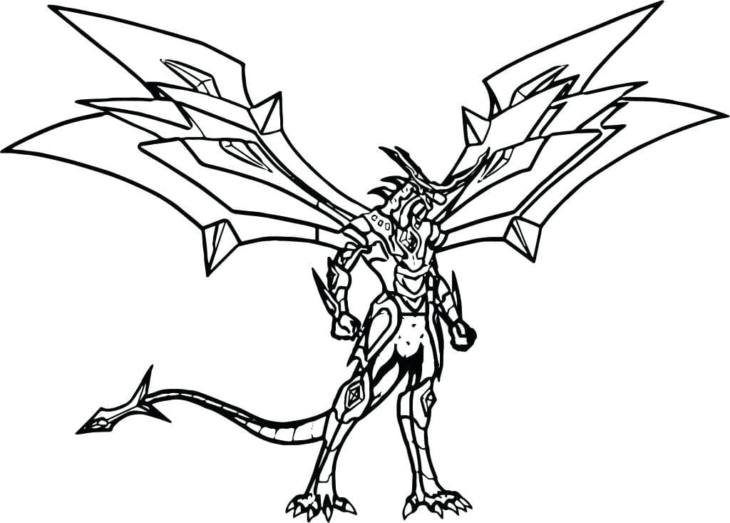 Pyrus Dragonoid Coloring Pages