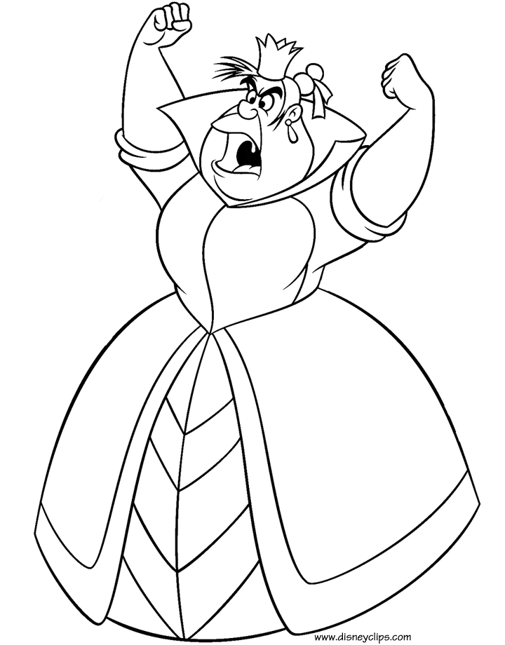 Queen of Hearts Coloring Page