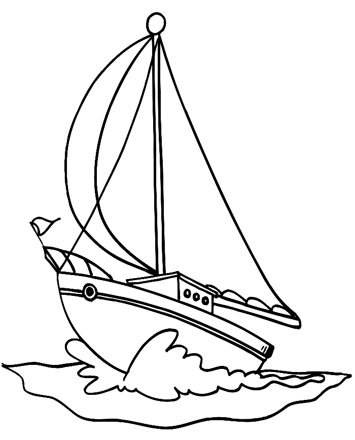 Veleiro de barco