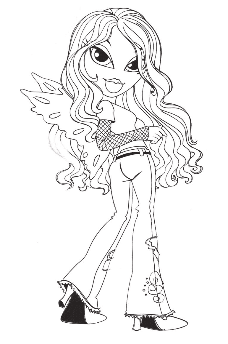 27 Sasha Bratz Coloring Pages MylanMujibun