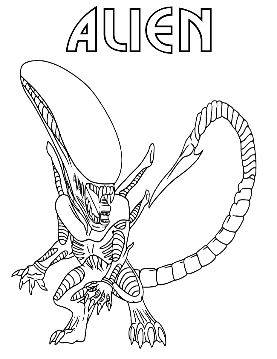Alien aterrador de Alien