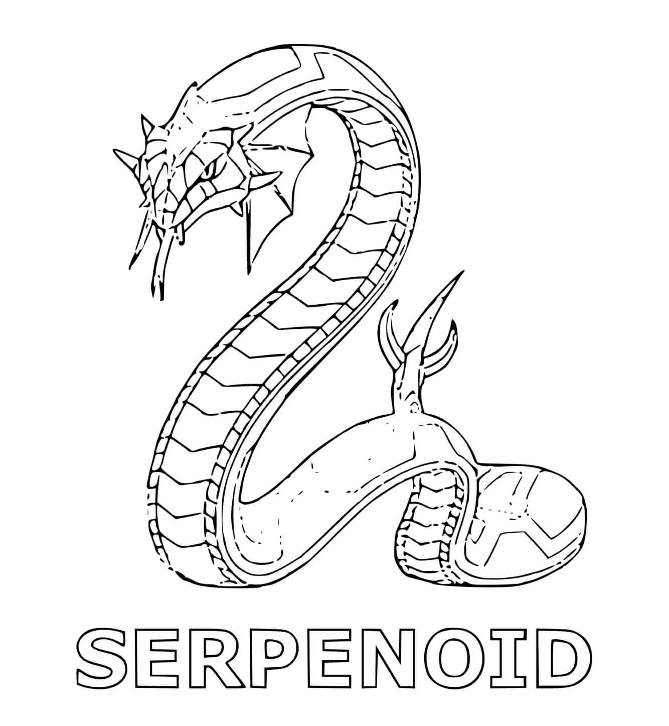 Serpenoid Coloring Pages