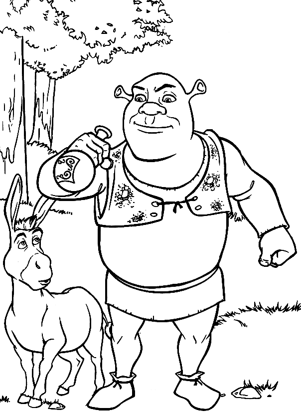 Shrek y el burro de Burro