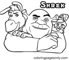 Shrek Coloring Pages