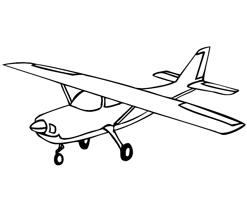 Маленький самолет из самолета