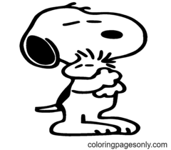 Snoopy Coloring Pages