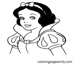 Coloriage Blanche-Neige