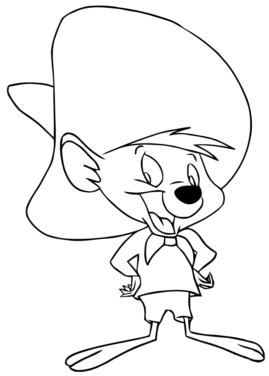 Speedy Gonzales Coloring Page