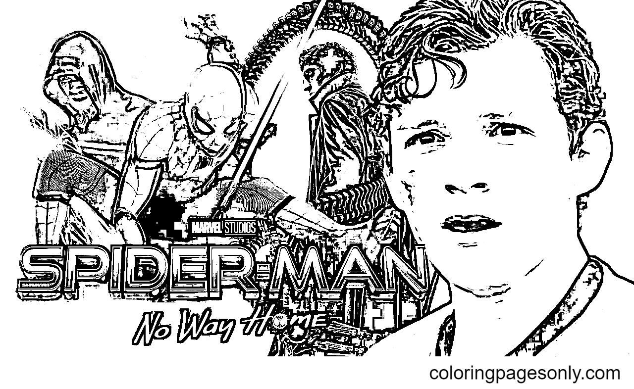 66  Spider Man No Way Home Coloring Page  Latest Free