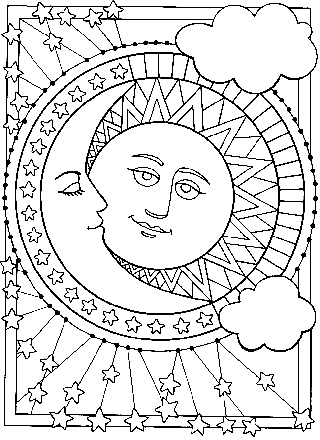 Sonne Mond vom Mond