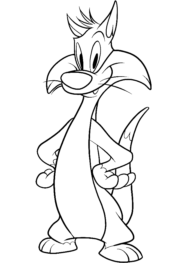 Sylvester des personnages de Looney Tunes
