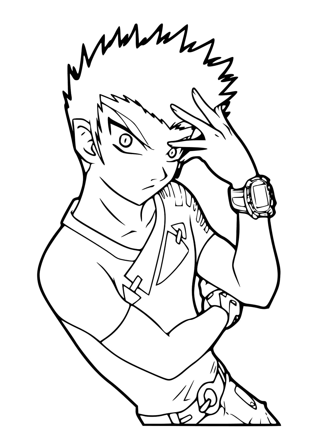 Takashi Coloring Pages