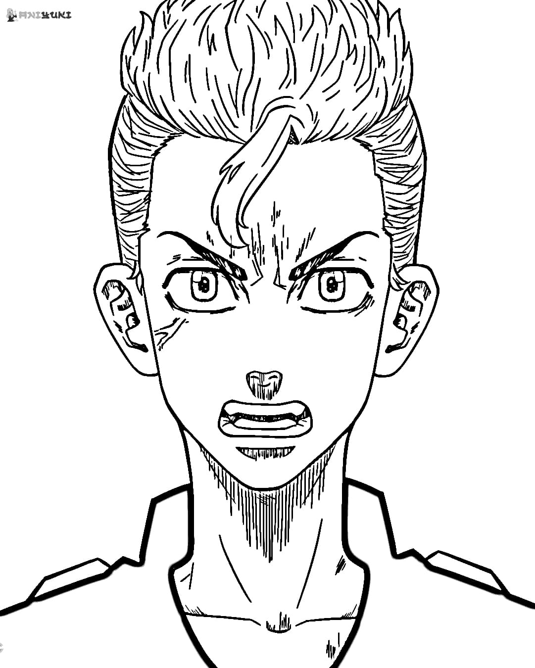 Takemichi Coloring Pages