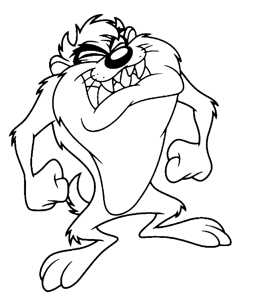 Tasmanischer Teufel aus Looney Tunes Characters