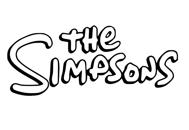Los Simpson Página Para Colorear