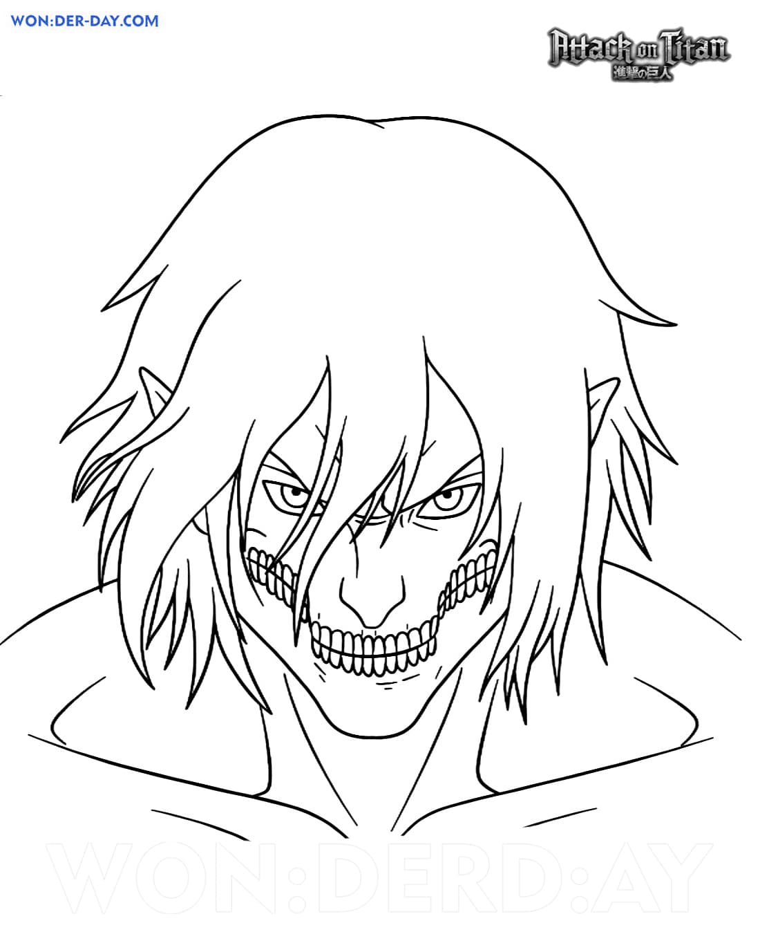 Titan Coloring Pages