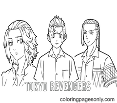 Tokyo Revengers Kleurplaten