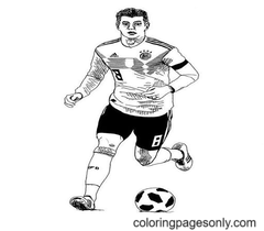 Toni Kroos Coloring Pages