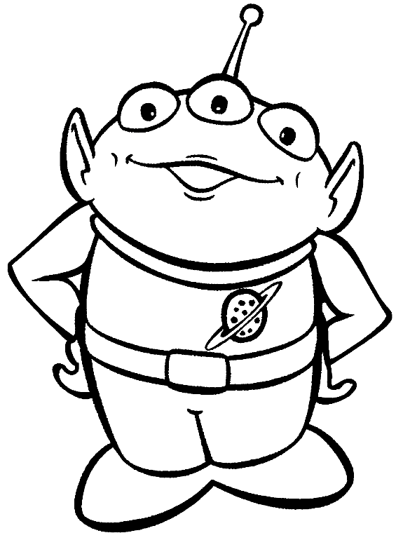 Toy Story Alien Coloring Pages