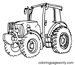 Traktor Malvorlagen