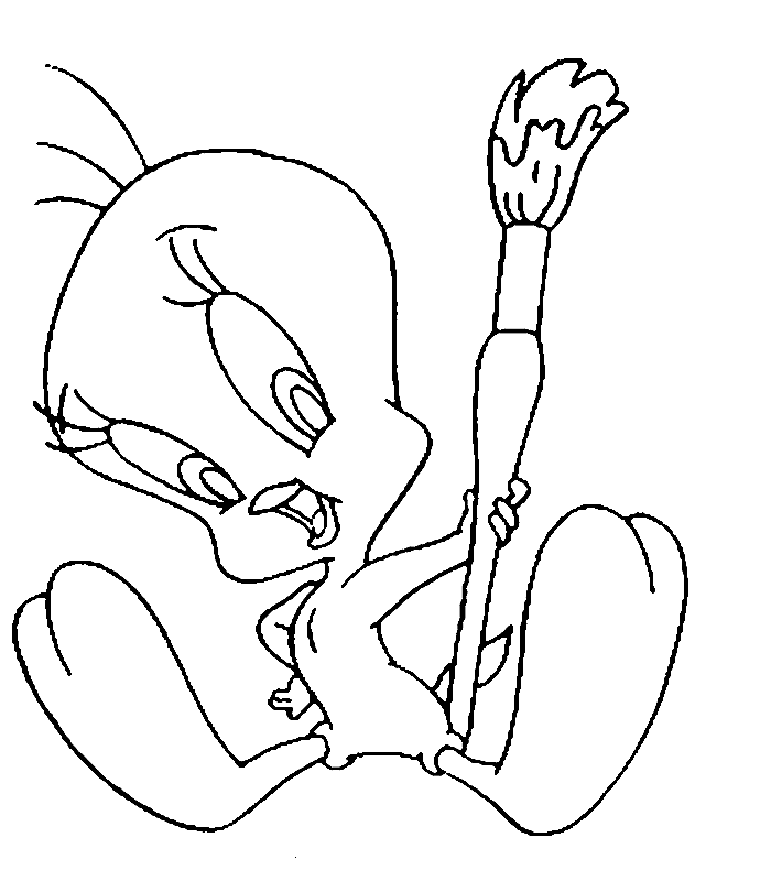 Персонажи Твити-художника из Looney Tunes