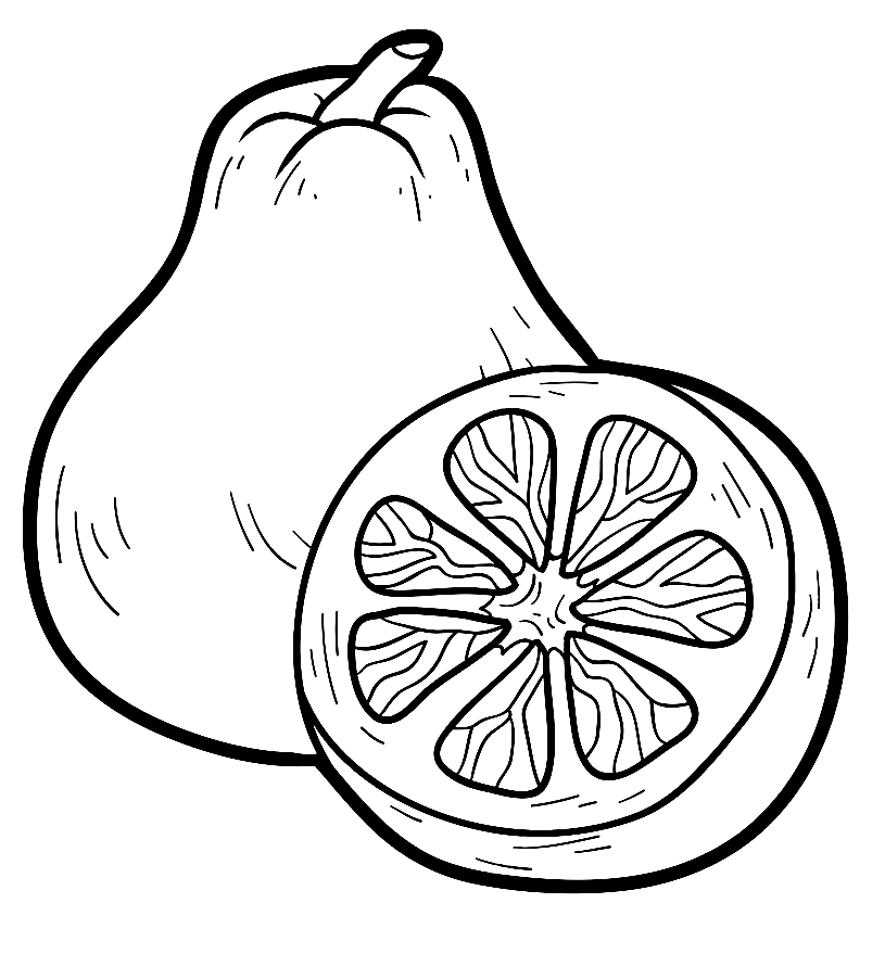 Ugli Fruits Coloring Pages