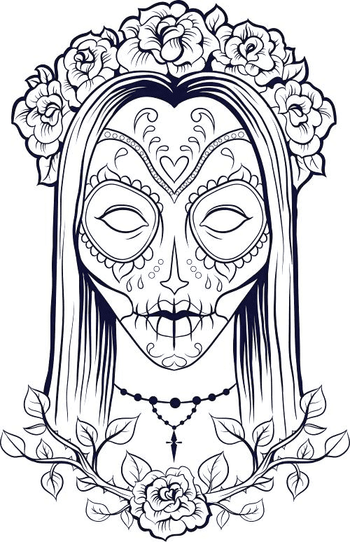 Skull Coloring Pages - Coloring Pages For Kids And Adults
