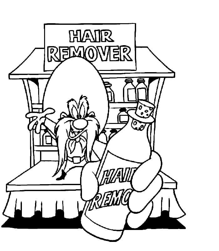 Yosemite Sam Looney Tunes Coloring Pages
