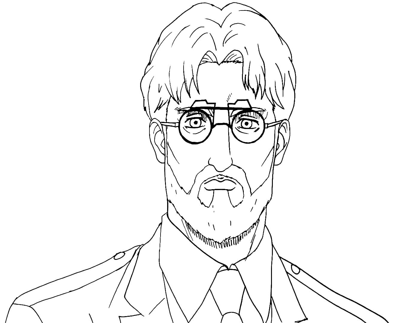 Zeke Yeager Coloring Page