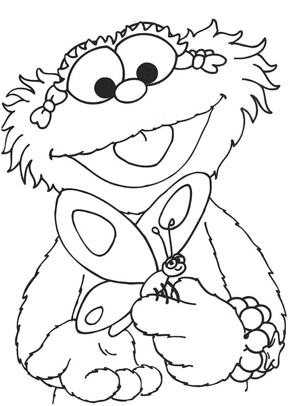 Zoe Coloring Pages