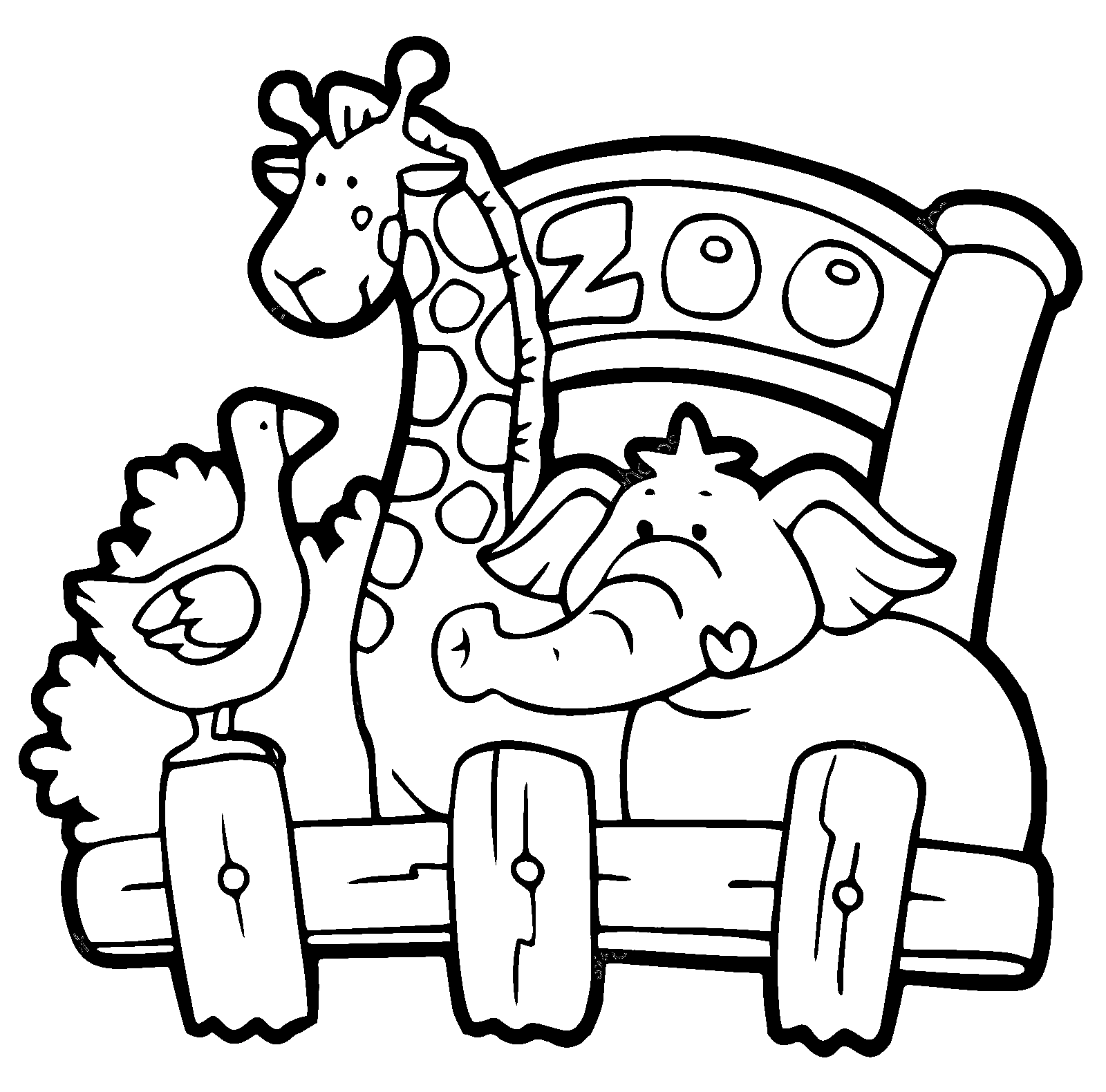 Zoo Animals Coloring Pages Best Coloring Pages For Ki - vrogue.co