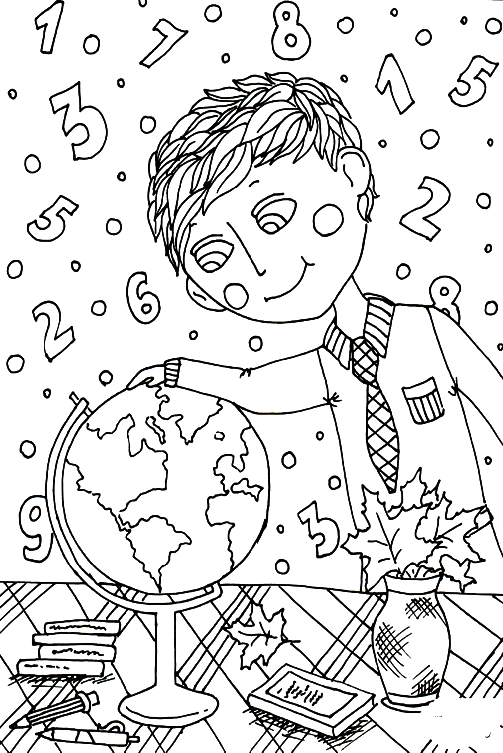 Peter Boy in September Coloring Pages