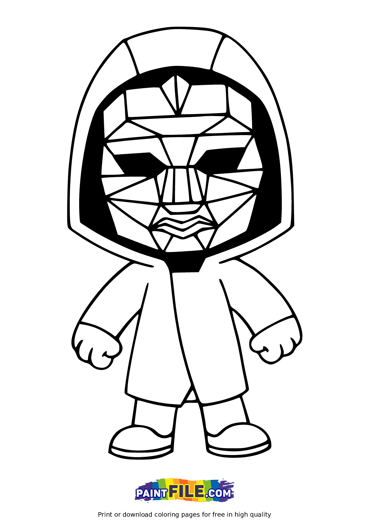 Squid Game Front Man Coloring Page