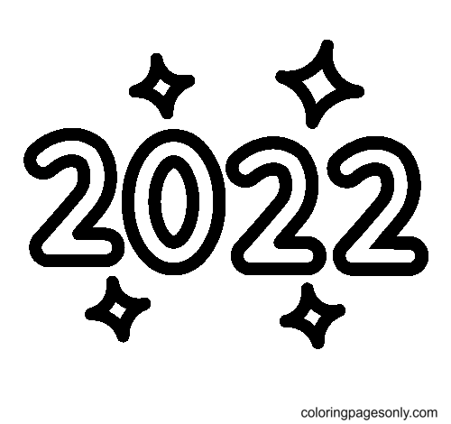 2022 Coloring Pages