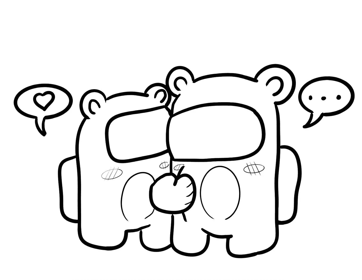 90 Among Us Coloring Pages Cute HD Coloring Pages Printable
