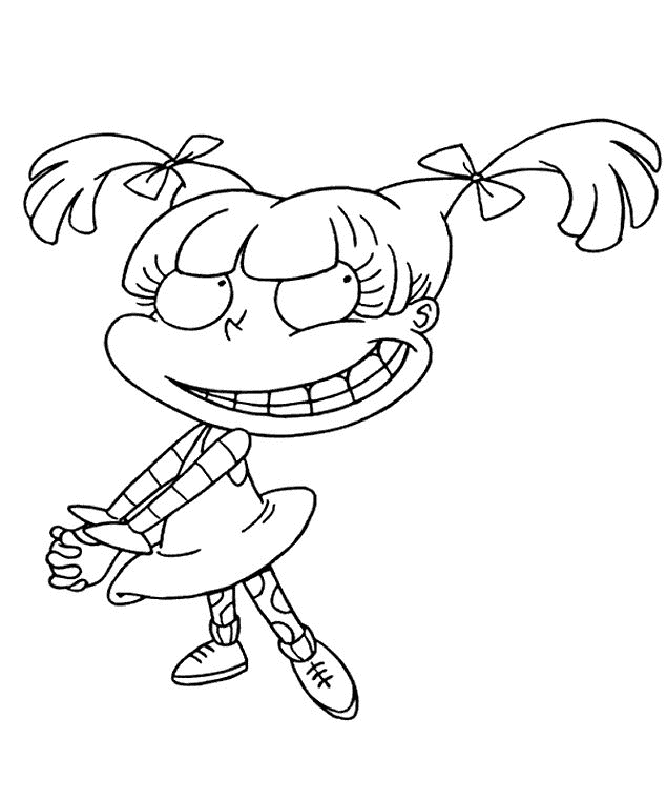 Angelica Coloring Pages