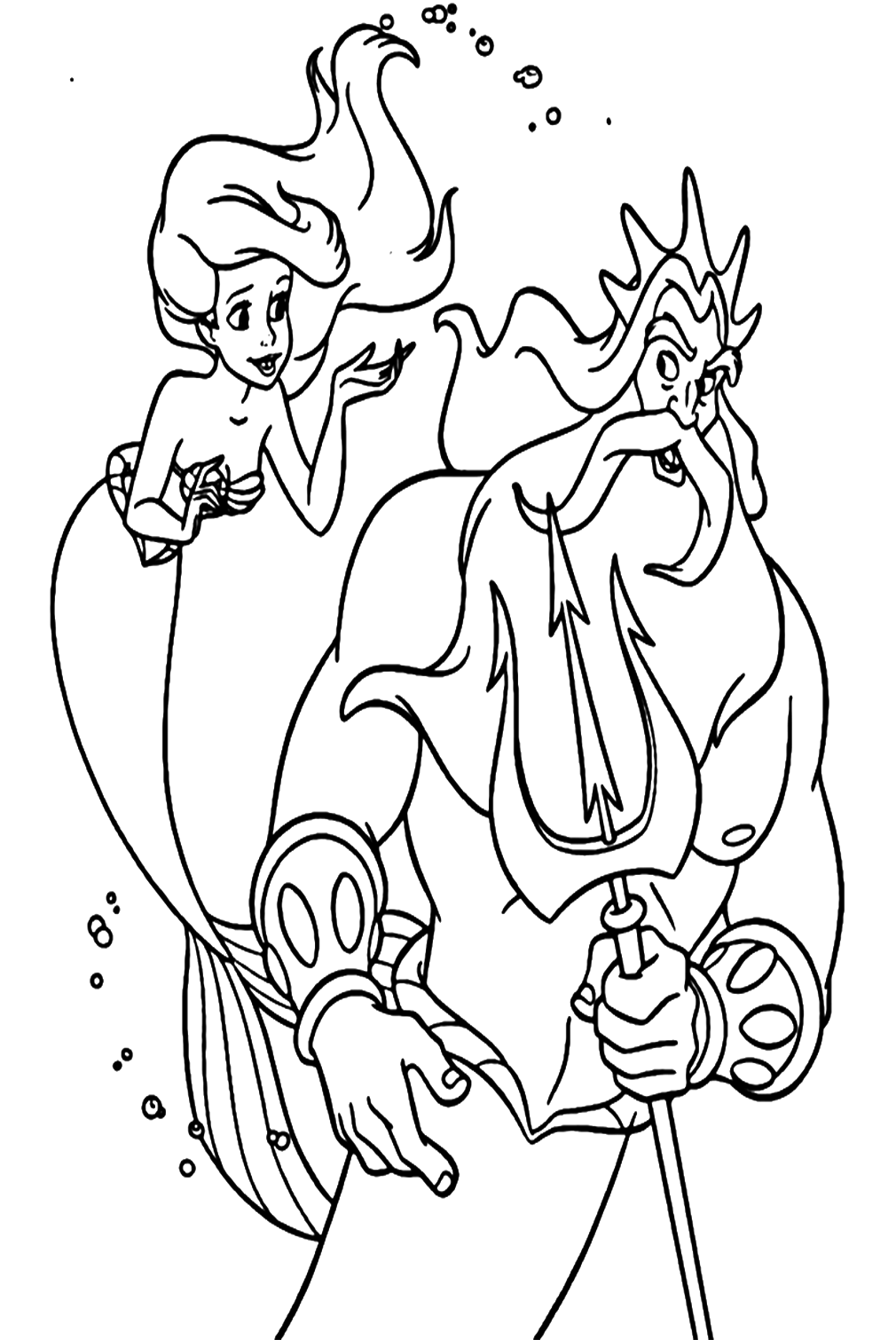 Flotsam And Jetsam Coloring Pages