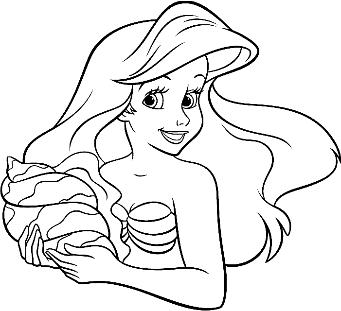 Ariel para crianças da sereia