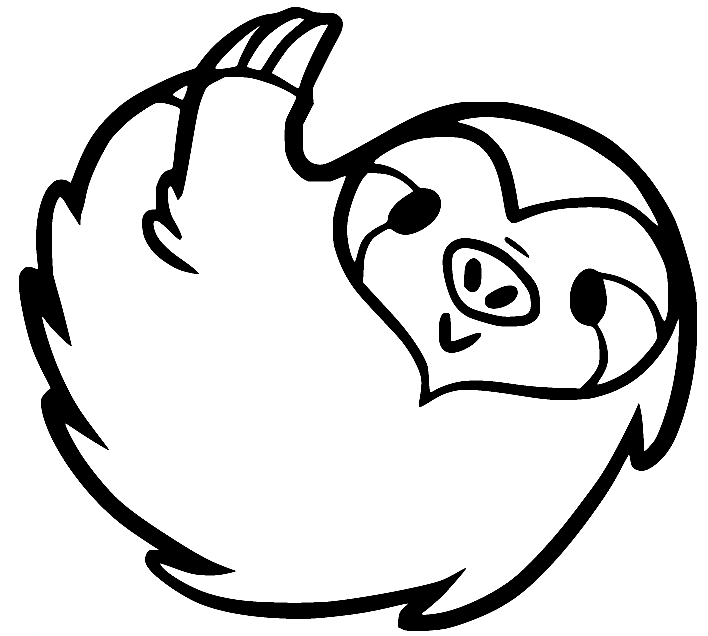 Sloth Coloring Pages - Coloring Pages For Kids And Adults
