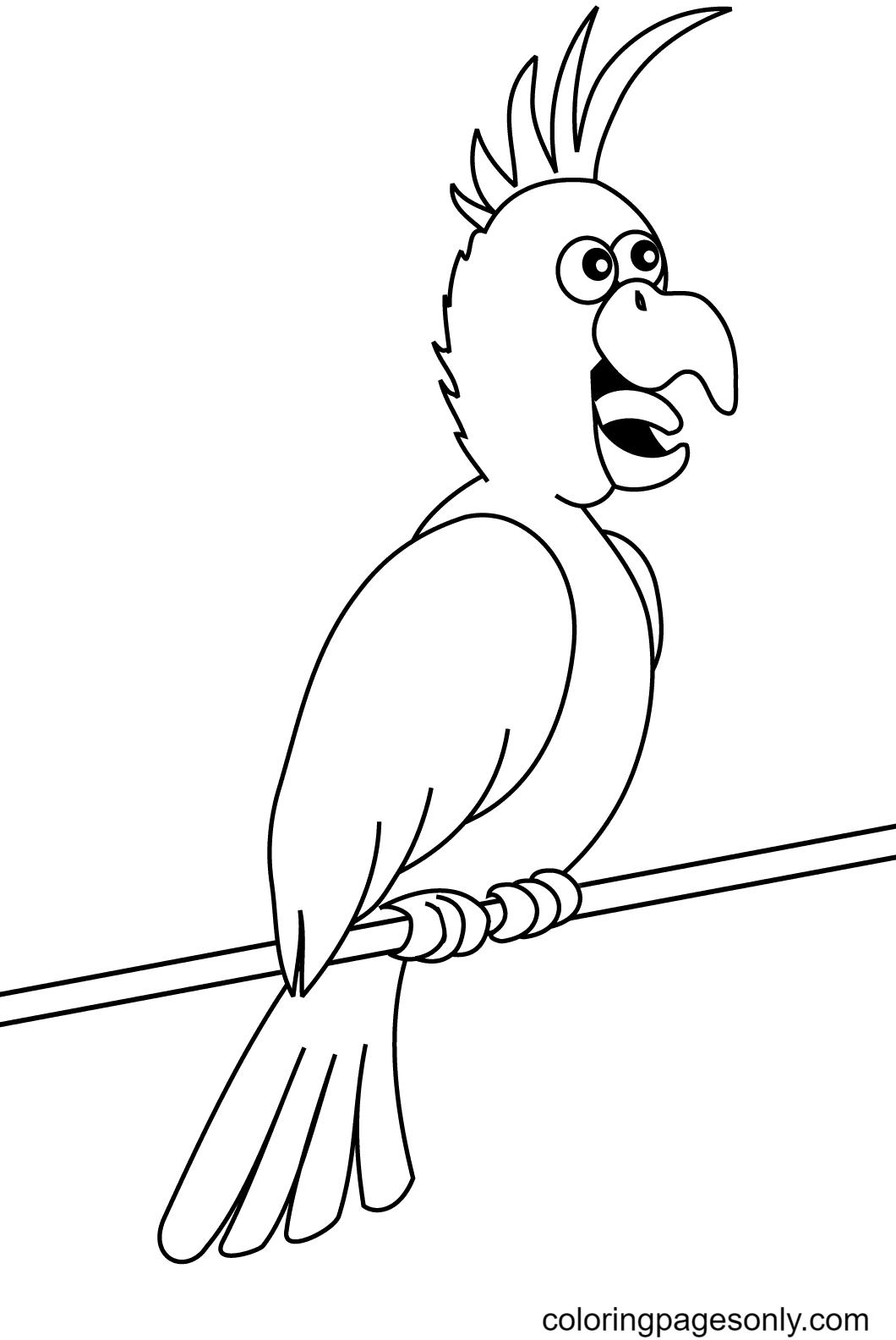 Pappagallo cartone animato di Parrot