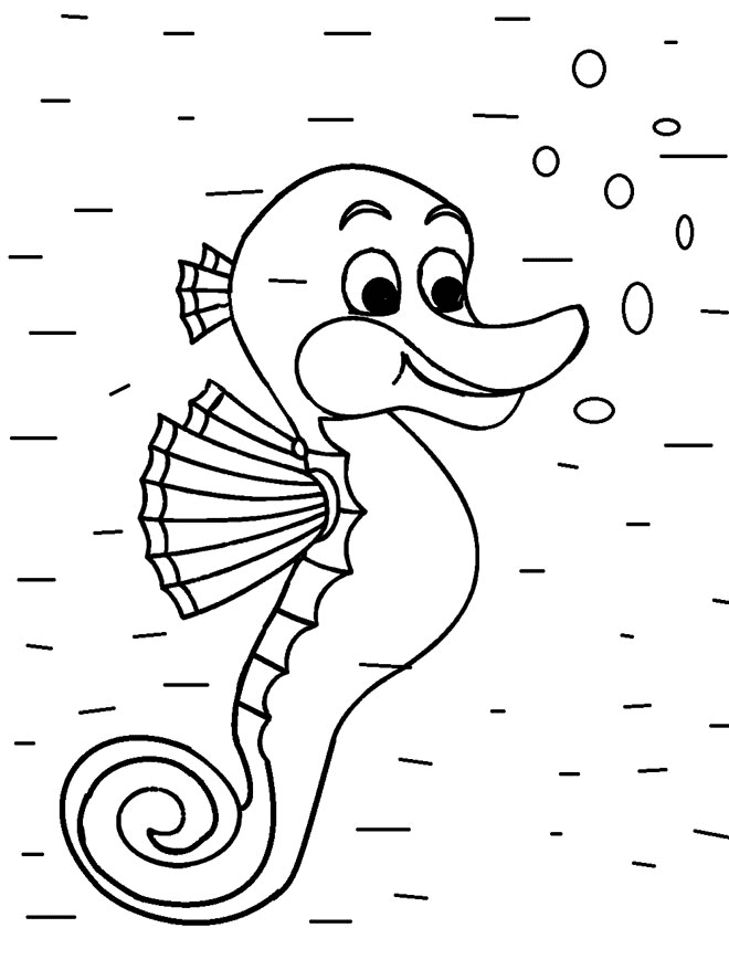 Cartoon Seahorse from Seahorse