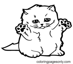 Disegni da colorare di gatti