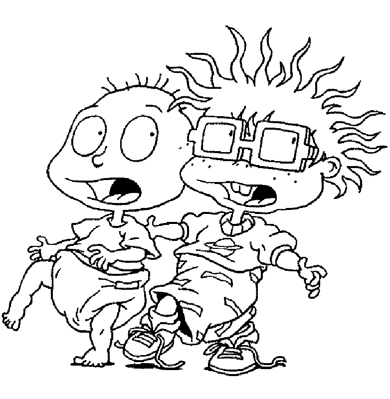 《Rugrats》中的查基和汤米