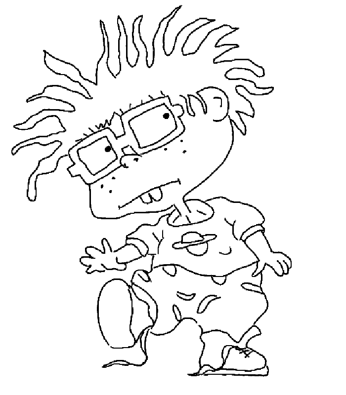 Chuckie Coloring Page